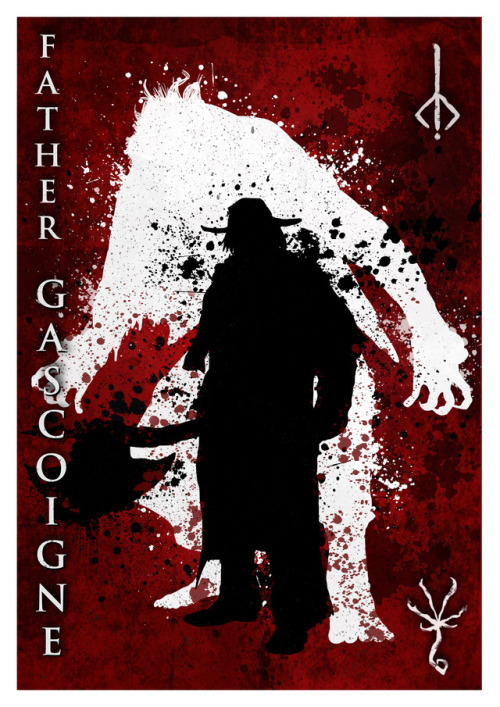 Bloodborne Father Gascoigne Poster