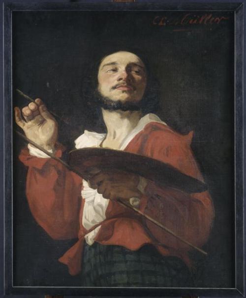 Self Portrait, Louis Charles Müller (1815-1892)Valenciennes, musée des Beaux-Arts