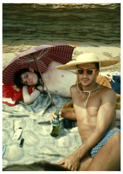 loverofbeauty:  Nan Goldin: Bruce and Philippe on the beach, Truro, Cape Cod, 1975 