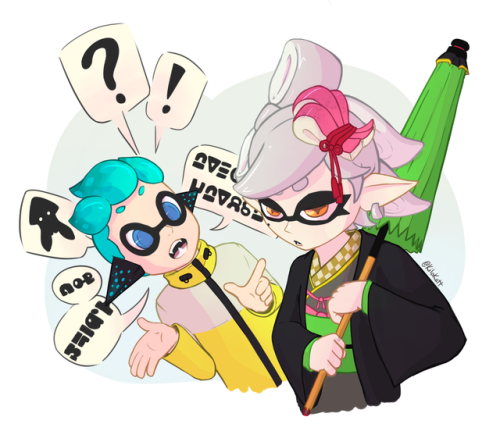 my favorite Splatoon activity is bothering Marie until she gives up on you [view on twitter]