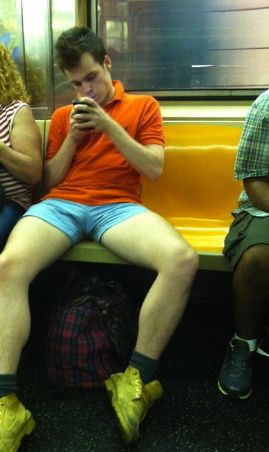 Porn Pics 61.Â  More shorts on the subway.