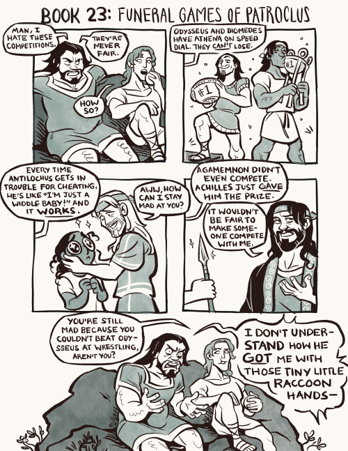 chotomy: iliad mini comics part 3: the thrilling conclusion!! (part 1/part 2)these took a lot longer