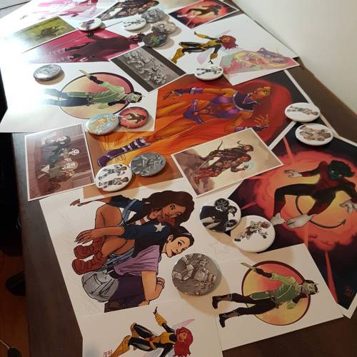 Guys, all my prints are here and ready to go for #centralcanadacomiccon this weekend!!! I’ll b