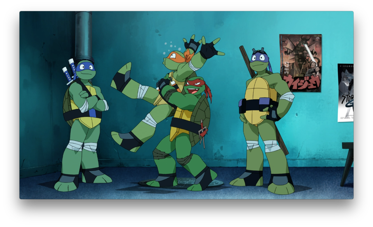 Tmnt time. Черепашки ниндзя 2012 путешествие во времени. Черепашки ниндзя 2012 Трицератоны. Черепашки ниндзя короткометраж. TMNT 2003 Space.