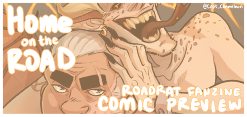 captain-chameleon: I did a short comic for HOME ON THE ROAD: a roadrat fanzine! Check the links to 