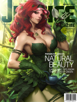 senseorsensuality:  Justice Mag - Poison Ivy by `Artgerm 