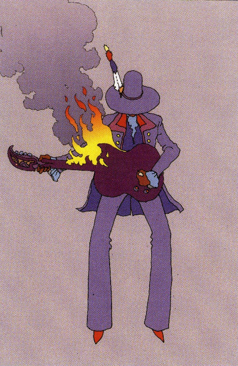 nubianbrothaz:  ungoliantschilde:  As Promised: the Jimi Hendrix art of Jean Giraud,