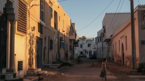 Jewish community of Djerba, Tunisia. Photos by Mosa'ab Elshamy.When school lets out, the street