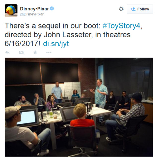 psychonautsmaster:  disneytasthic:  People at Disney/Pixar: “Screw this, I’m working for Dreamworks”  “But John, we ended Toy Story fine in 3, I think we shou-” “NO TOY STORY 4!” 