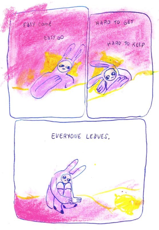 averagebare:  also here is a  tiny short messy comic about not sleeping because