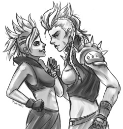 dinochoobs:  all aboard the ss hackthequeenthey’re mohawk gfs, jeff told me