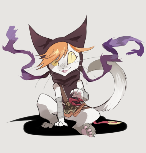 kaziearts:  Really like the design of Shadow Neko in Dragon nest. * 3 *