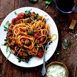 hoardingrecipes:    Roasted Ratatouille Pasta