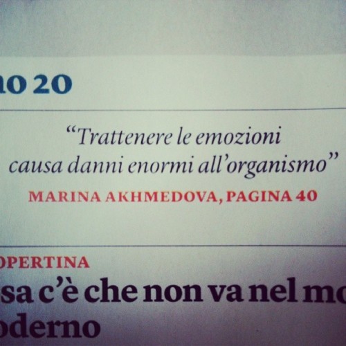 egocentricacomeigatti:  Internazionale, numero 1022 