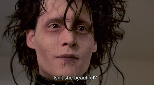 timotaychalamet:Edward Scissorhands (1990) dir. Tim Burton