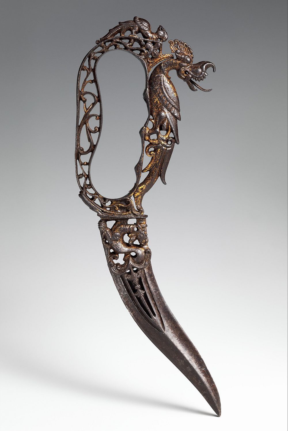 art-of-swords:  Ceremonial Bichwa Dagger Dated: 17th centuryGeography: Thanjavur,