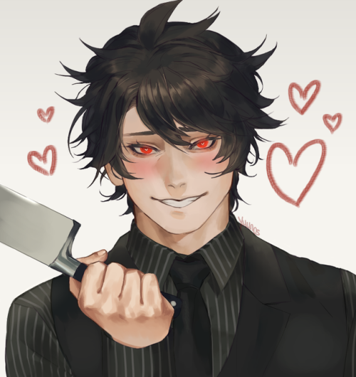 yuunos:i drew my edgy gaia online avatar :^) bloody version under the cut Keep reading