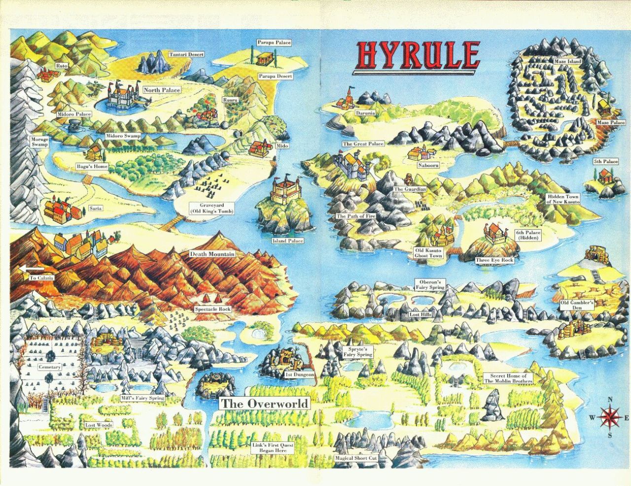 Hyrule Map: Mangás de The Legend of Zelda