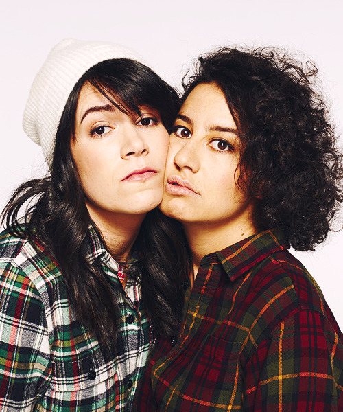 demelzahcarne:Abbi Jacobson and Ilana Glazer by Peter Yang