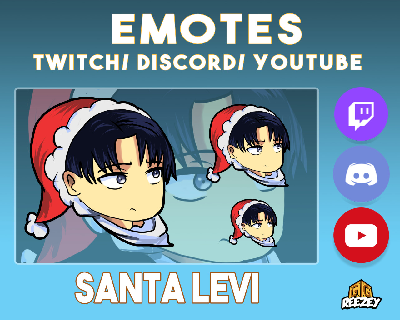 Reezey Draws New Santa Levi Emote In My Shop Just In Time For
