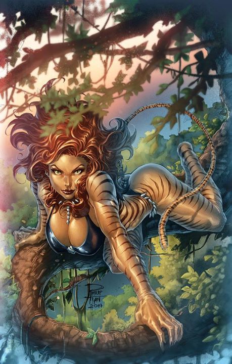 comicbookwomen:  Tigra-Philip Tan 