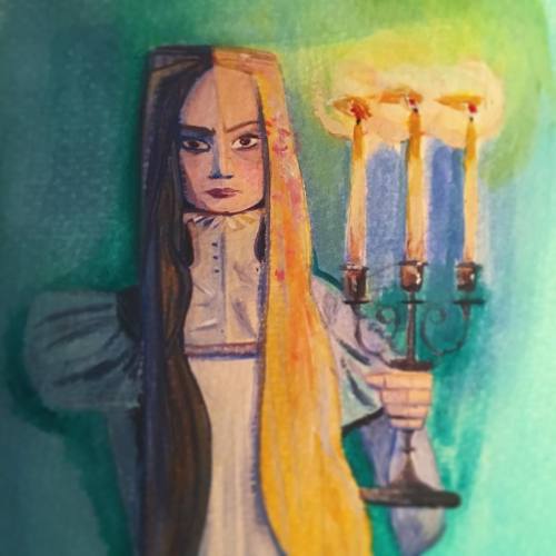 Beware Crimson Peak #crimsonpeak #crimson #peak #drawing #painting #gouache #ohmygouache #miawasikow