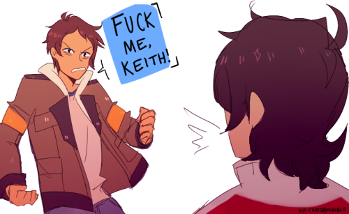 kit-chats:  he tried to say fuck off and fight me at the same time and said fuck me (x)