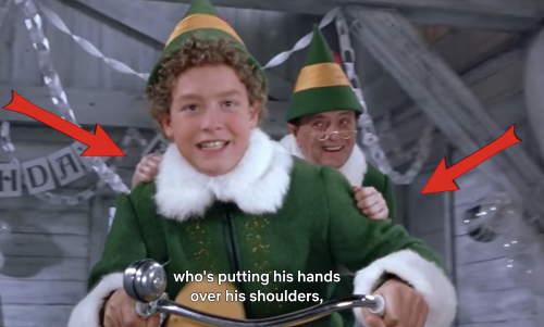 eggpuffs:finding out that the beginning scenes in Elf were all shot in forced perspective to make Bu