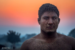 wrestlingisbest:  A wrestler after a victorious fight. by Vaneet Raj Photos on Flickr.