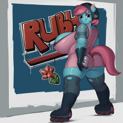woobisboobies:  Ruby rocking some Jet Grind