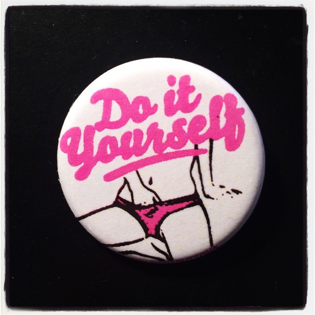 porkmagazine:BLITZKRIEG BUTTON OF THE DAY - DO IT YOURSELF - AT THE PORK SHOP.