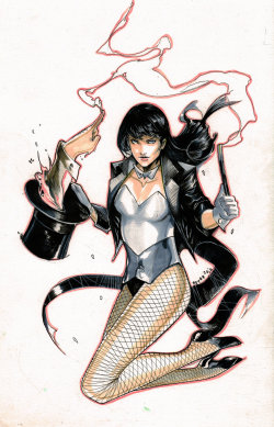 gothamart:  Zatanna vs Constantine by Peter V Nguyen