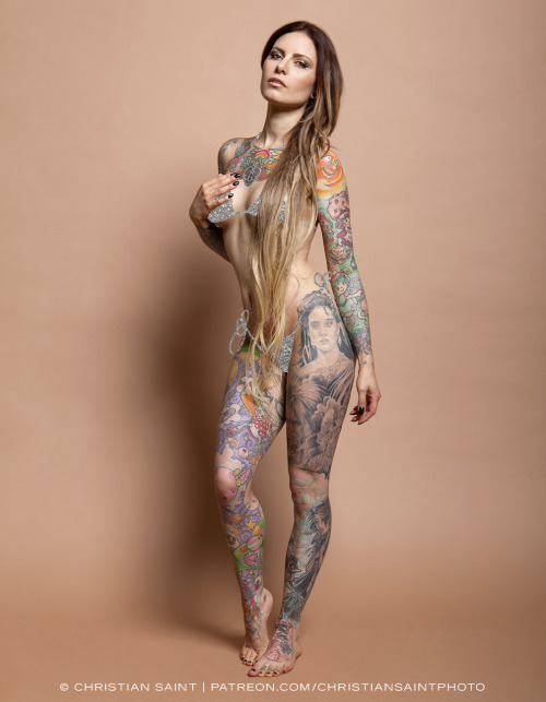 New “Tattooed Beauties” Vol III set on Patreon.com/christiansaintphoto featuring Marie-A