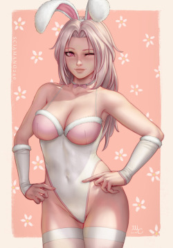 mircosciamart:    Chloe Bunny - OC    Chloe,