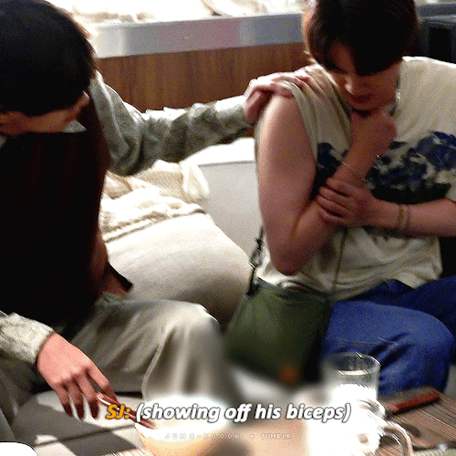 Jin Was Telling Them To Touch His Biceps But Jungkook Started Feeling His Own Biceps