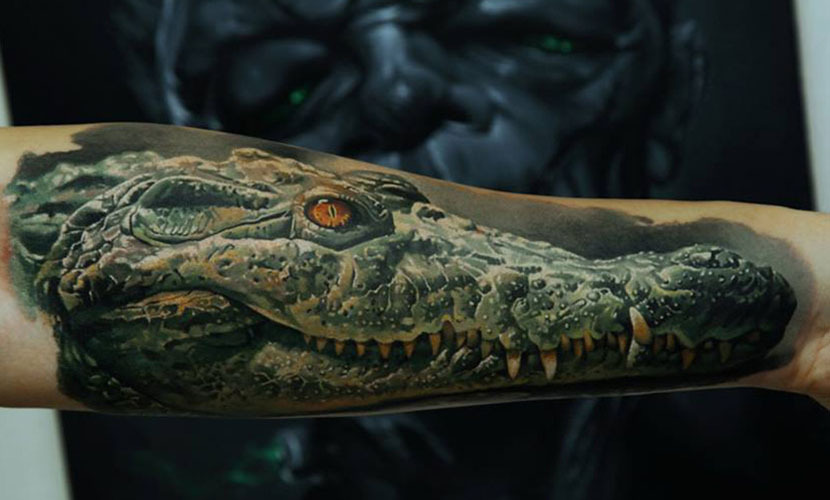 Tatuantes — Tatuajes de cocodrilos y caimanes, un símbolo de...