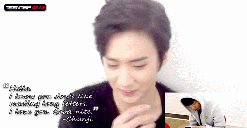milktealimesoda:  Teen Top members birthday messages to Changjo [x] [x]  