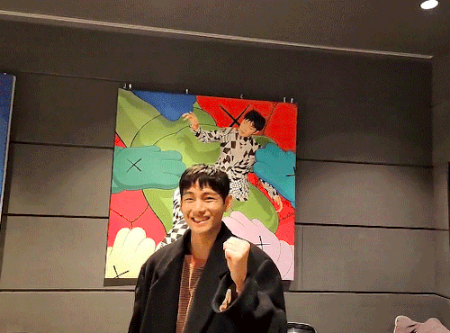 Jungkook Showing Off His Shaved Head
