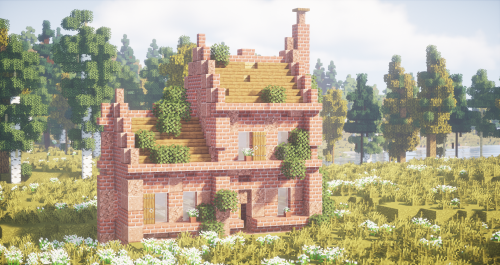 ~A medium sized brick house~It took me longer than I’ll admit to make this style work.