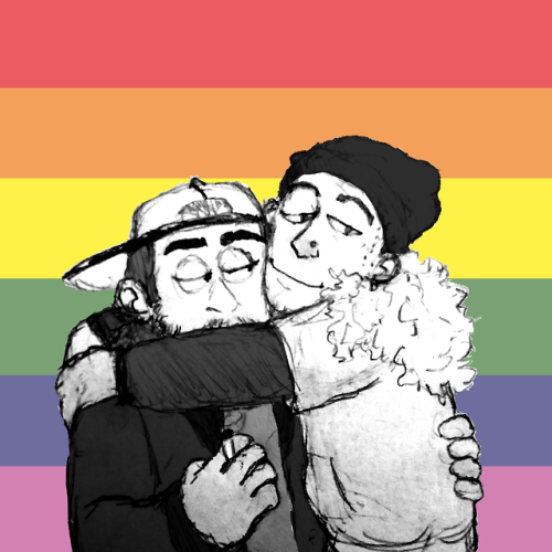 poowhn:jay and silent bob say “Gay Rights!”