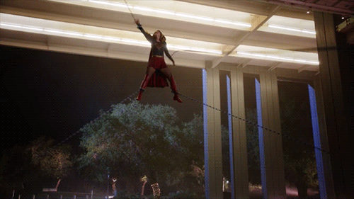 Spreadeagle suspension for Supergirl!