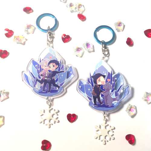 New Yuri on Ice and Electric Pokemon keychains are up on storenvy! And a few older items are re