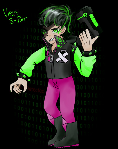 Yeah I’m posting it everywhere because I’m proud of it. Any problems ?8-Bit : Who are you ?Virus 8-B