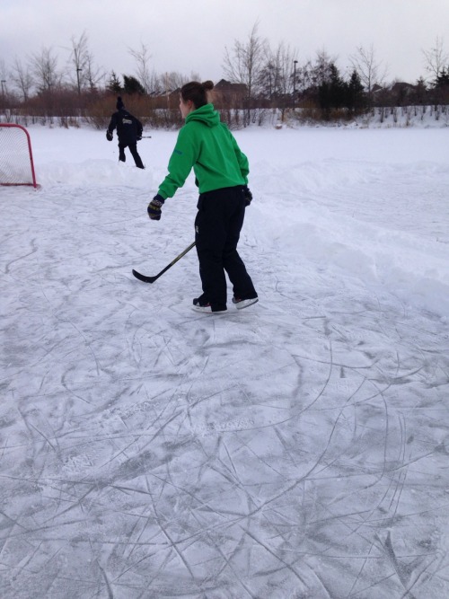 Porn Yes, Canadians actually play pond hockey. photos