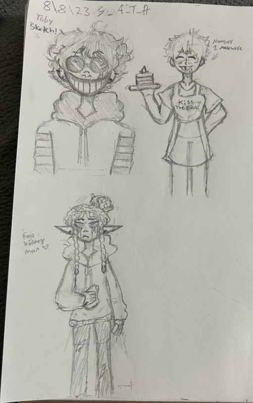 IVE BEEN FORGETTING TO POST SO HAVE SOME SHITTY SKETCHES