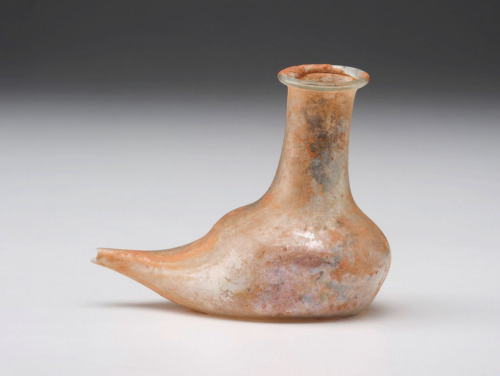 reallyoldglass: Feeder-Vase (Askos) circa 150 -250 Eastern Mediterranean North Carolina Museum of Ar