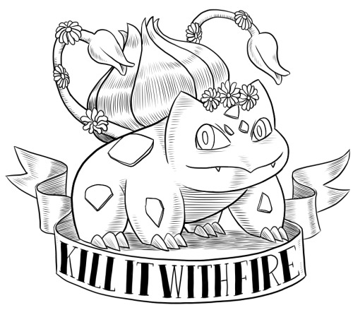 Bulbasaur w/ flowers - Sketch request