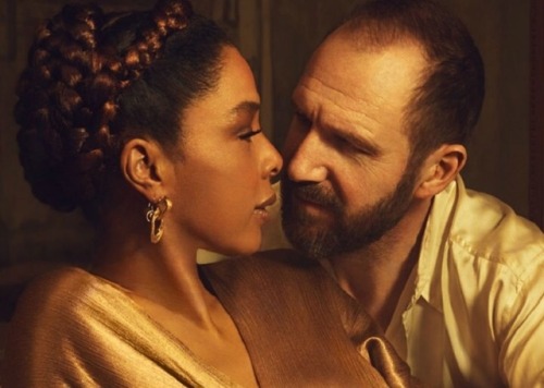 fiennesgirl:A close up of Ralph and Sophie for Antony & Cleopatra.
