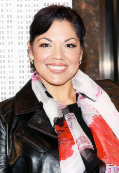 Sara Ramirez visits the Empire State Building In Celebration of “Ted Talks Live”