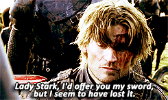 fseventh:  the best of jaime’s lannister’s pick-up lines  The things I do for love.  